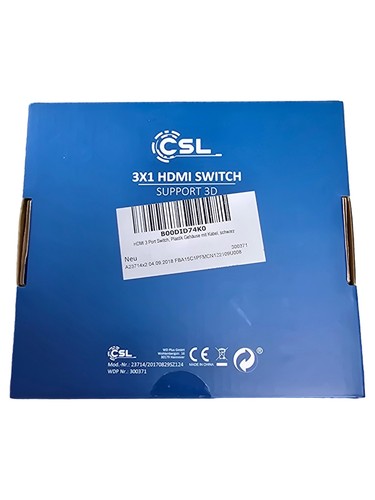 Csl 3x1 hdmi switch - csl,