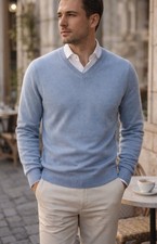 Maglione Nicola Mancini blu