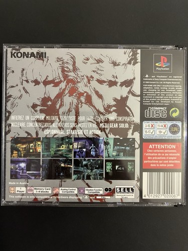 Konami sony playstation - playstation, ps1