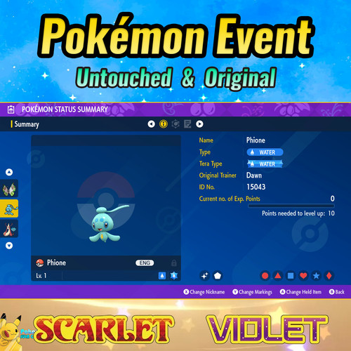 Shiny phione evento - ✨shiny, 💚evento