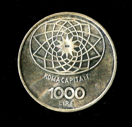 1000 lire argento roma - 1000,