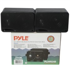 CASSE DA ESTERNO NERE A MURO PYLE 15,00 CM PLMR24B PIZZERIA LOCALI COMMERCIALI