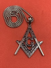 Freemasonry G Simbolo Acciaio