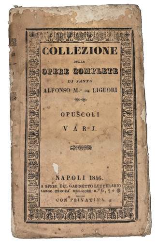 Opuscoli alfonso liguori - alfonso,