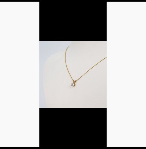 Collana oro con diamante - collana, kt