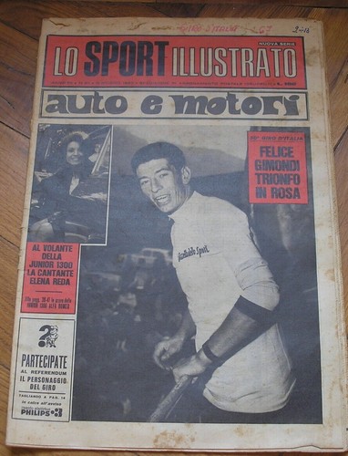 Gimondi salvarani vince giro - salvarani,