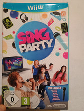Wii U Sing party Confezione completa di Gioco, manuali, scatola , microfono