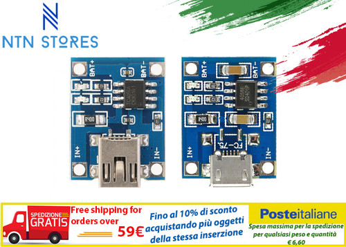 Modulo tp4056 carica batterie - modulo,