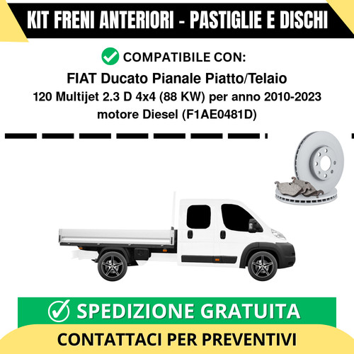 Kit freni anteriori - freni, (pastiglie