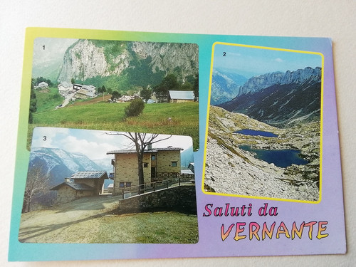 Cartolina vernante saluti - cartolina, 4