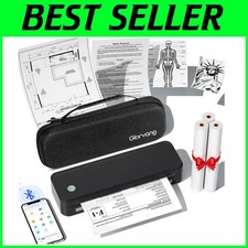 Stampante Bluetooth termica - formato da viaggio, custodia inclusa