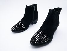 Stivaletti Ankle In Pelle Da Donna Con Tacco Taglia 36 EU Art. 10927-98