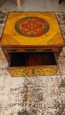 Tavolino etnico da scrittura in stile tibetano