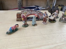 Lotto presepe statuine ponte