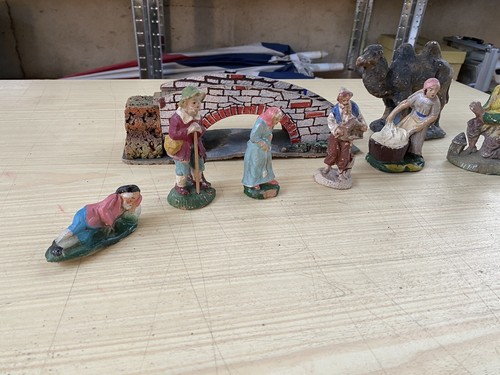 Lotto presepe statuine - , ponte