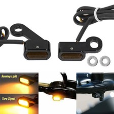 1 paio frecce led nere cruscotto per Harley per Sportster 2004-2020