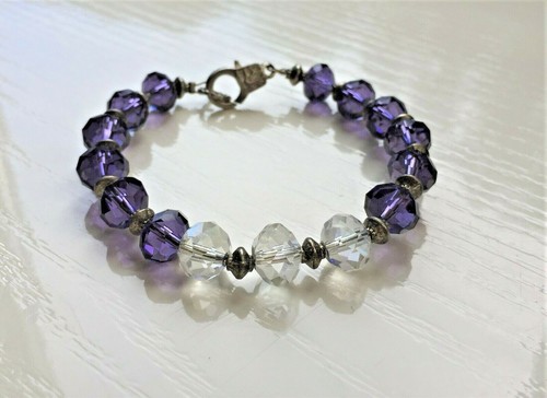 Bracciale vintage cristallo - bracciale, in