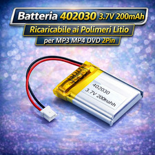 Batteria 402030 3.7V 200mAh