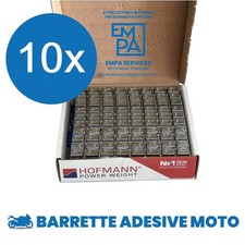 10pz Barrette Pesi adesivi