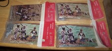 54MM 1/32 METALLO DEAUVILLE NAPOLEONICO 4 SOLDATI FRANCESI