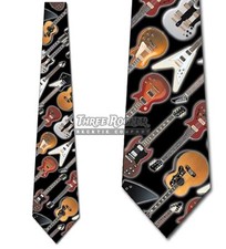 Guitar Ties Music Tie Men's