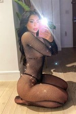 Body rete con strass - rete,