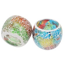 2 Pcs Vasetti Per Candele Porta Di Candelabelle Candelieri Coniche