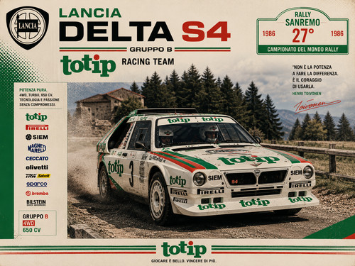Lancia delta totip - s4,