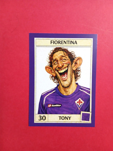 Figurina caricatura calciatori - figurina,