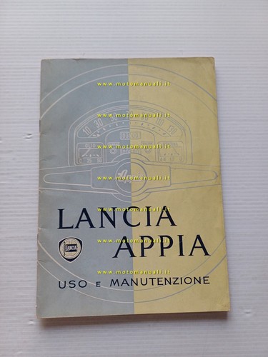 Lancia appia 1953 manuale - manuale, uso