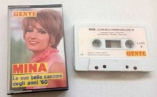 K7 MINA LE SUE BELLE CANZONI ANNI '60 EDIT GENTE  MUSICASSETTA-RECORD TAPE MUSIC
