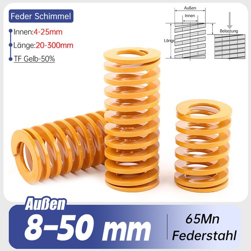 Molla compressione gialla - a, tf