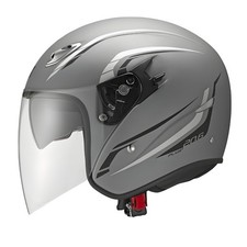 CASCO JET GIVI 20.6 FIBER-J2 PLUS GRIGIO OPACO TAGLIA M (58CM)
