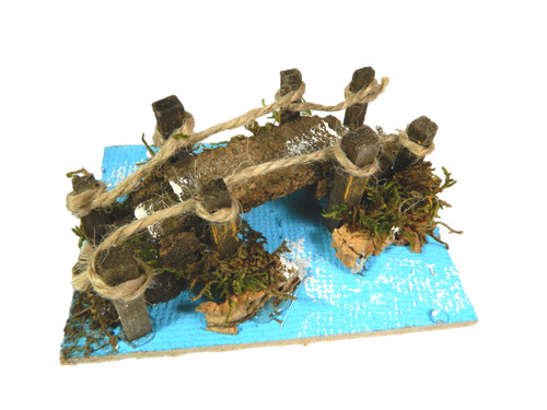 Ponte con fiume 10x14x5h - fiume,