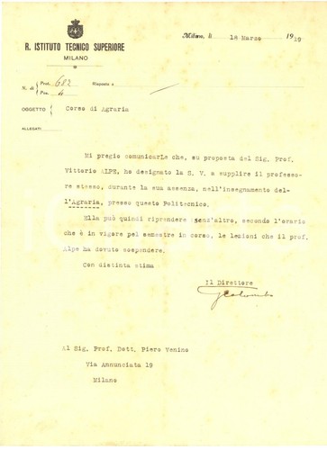 1919 milano istituto - r.,