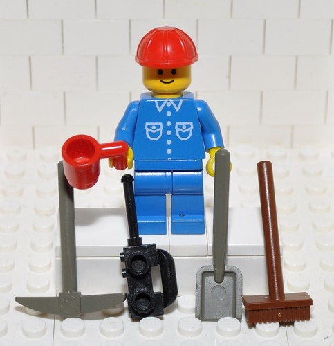 Lego town but011 operaio - operaio, edile