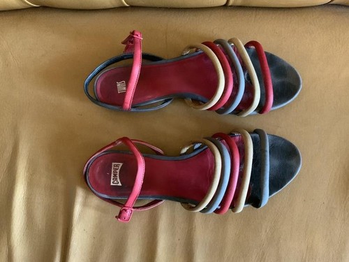 Sandali donna camper blu navy