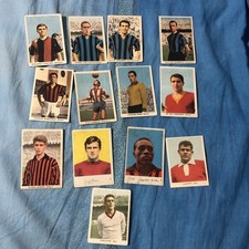 Lotto di 13 Figurine Calciatori anni 60 cartonate Sidam E Altri Editori