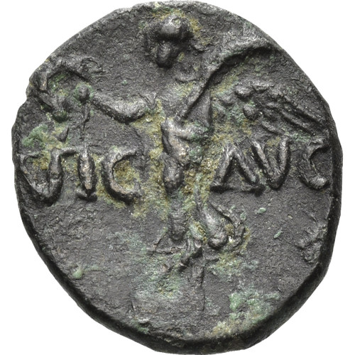 Moneta bronzo macedonia - moneta, dea
