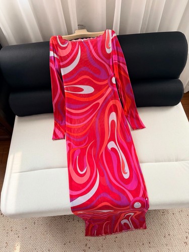 Maxi abito emilio pucci - pucci, rosso