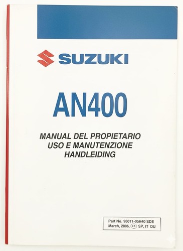 Manuale manutenzione suzuki - ,