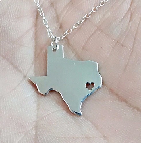 Texas necklace sterling - necklace,