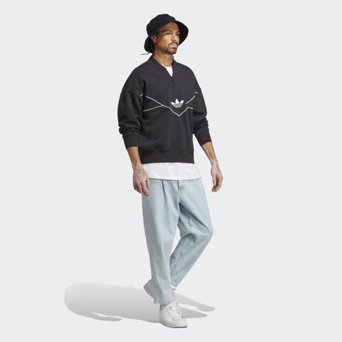 Felpa uomo adidas adicolor - felpa,