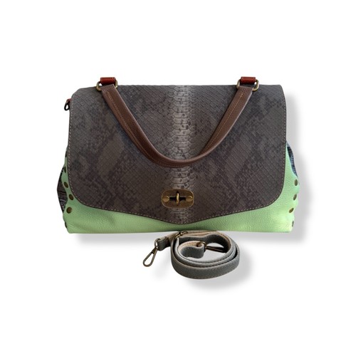 Borsa donna vera pelle postino - donna,