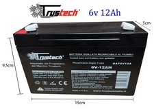 Batteria 6V 12AH al Piombo -