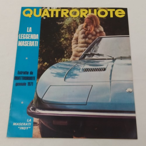 Opuscolo quattroruote - opuscolo,