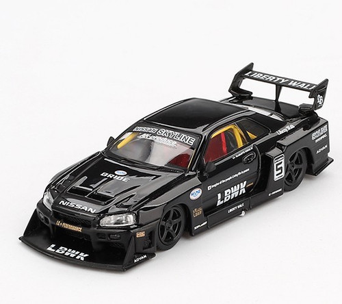 Mini nissan er34 super - gt, lb-er34