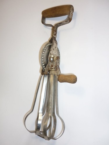 Antique metal mixer wooden - metal,