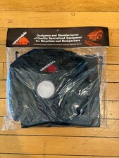 NOS Cannondale Borsa Manubrio Vintage Nera con Riflettore, Cinghie e Staffa.