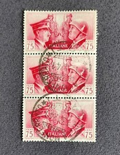 Italia 1941 Fratellanza d'Armi Italo-Tedesca Terzina 75 centesimi Usata